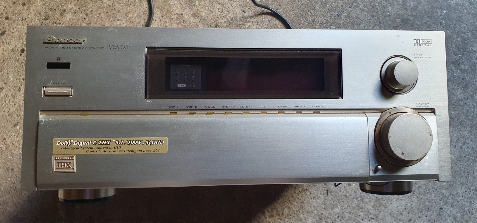 Pioneer VSA-E06 Audio/Video Stereo Versterker 5.1 THX, Gebruikt, Ophalen of Verzenden, Pioneer, 120 watt of meer