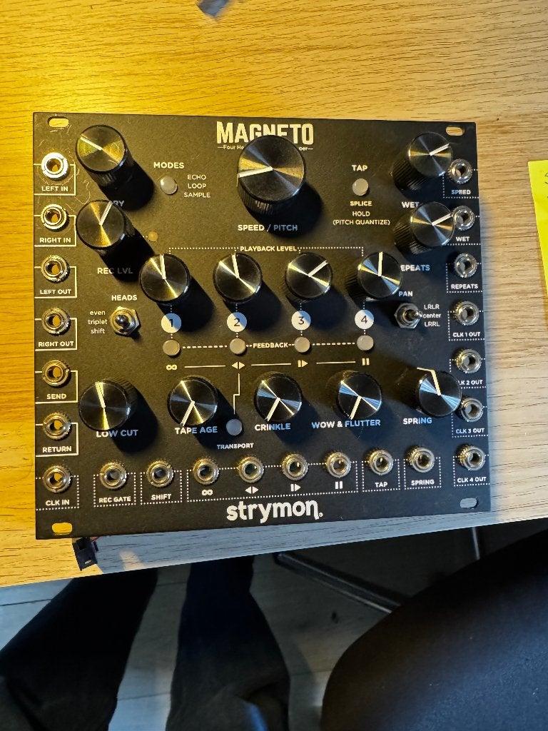 Strymon Magneto - Four Head dTape Echo & Looper Eurorack, Ophalen of Verzenden, Zo goed als nieuw, Overige aantallen, Overige merken