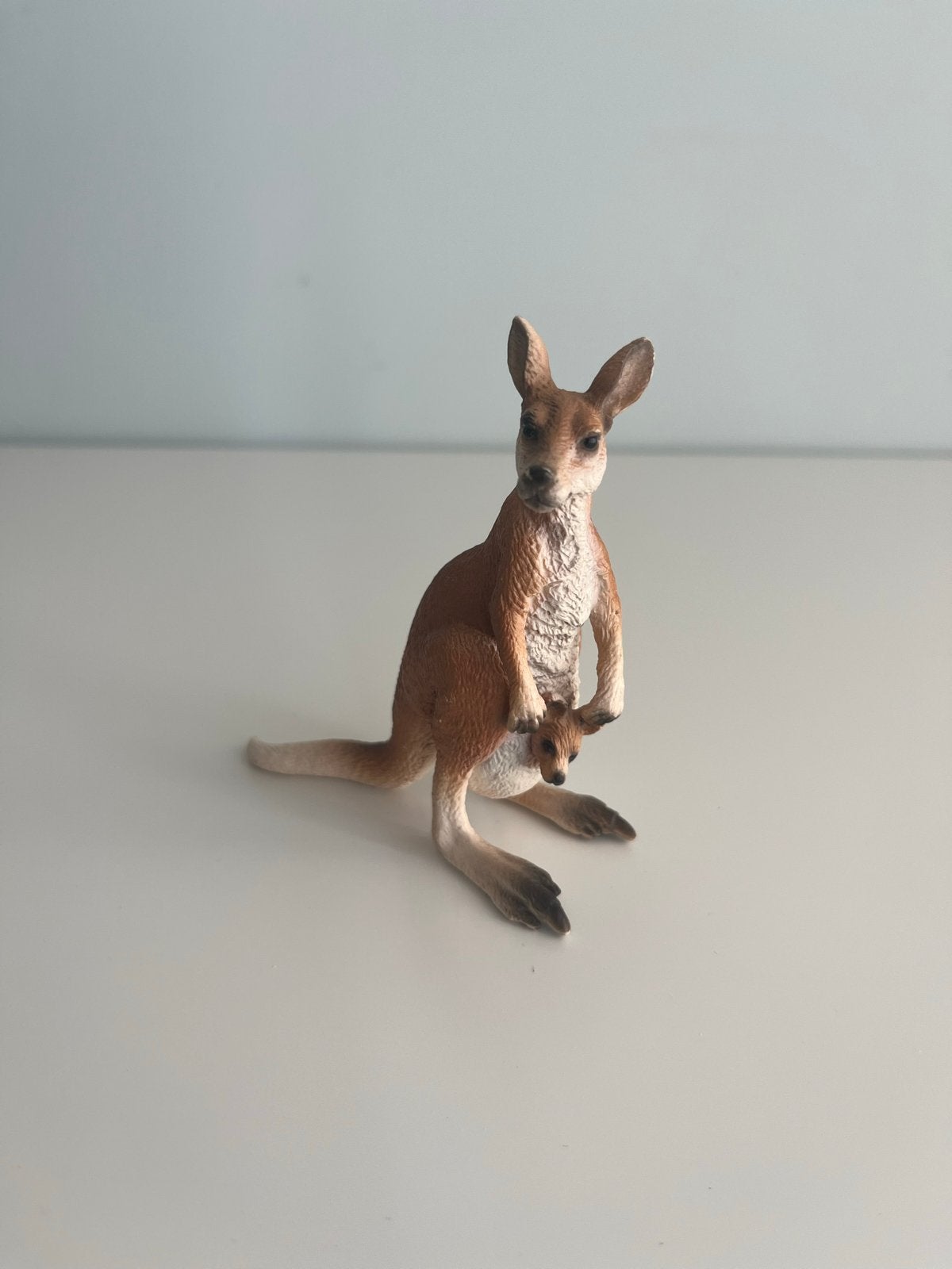 Schleich Kangoeroe met jong, Ophalen of Verzenden, Zo goed als nieuw