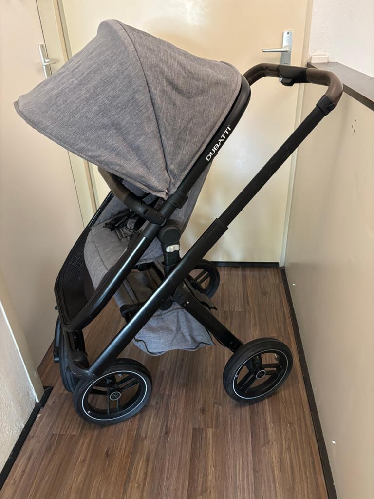 Dubatti One Kinderwagen 3-in-1 met accessoires, Gebruikt, Combiwagen, Met reiswieg, Ophalen