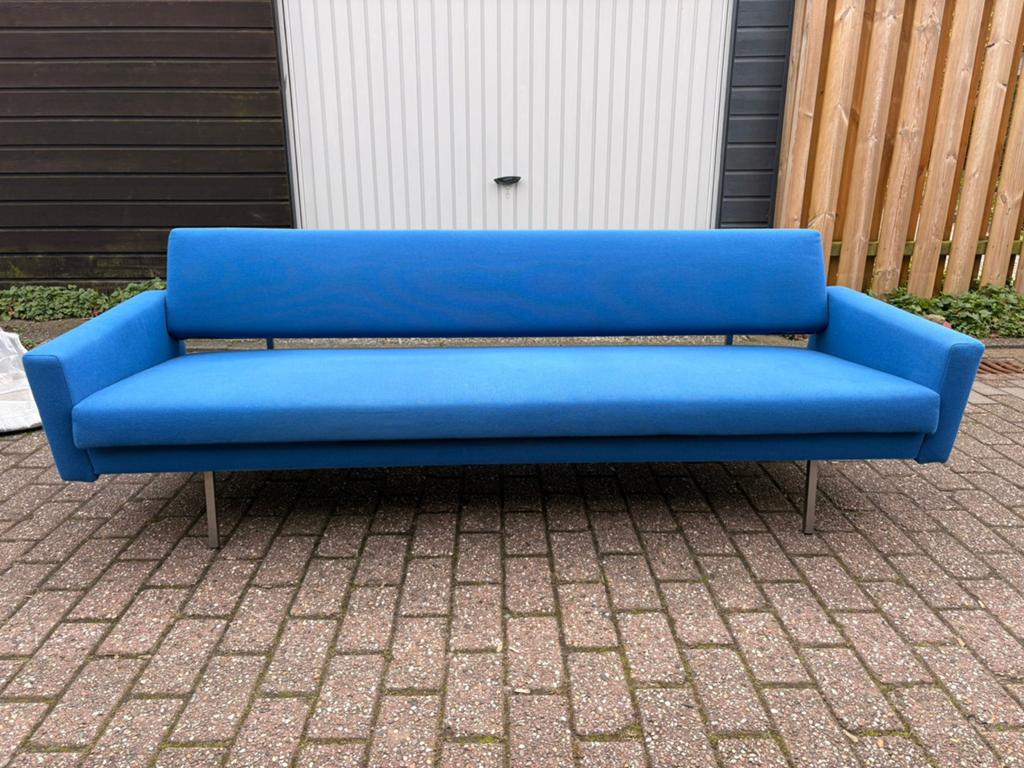Rob Parry slaapbank voor Gelderland blauw, Ophalen, 75 tot 100 cm, Rechte bank, Stof