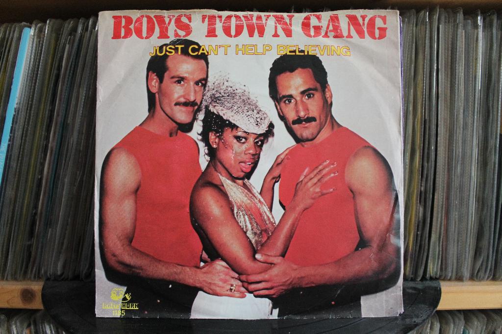 7" Single Boys Town Gang - Just Can't Help Believing + Instr, Gebruikt, 7 inch, Ophalen of Verzenden, Pop
