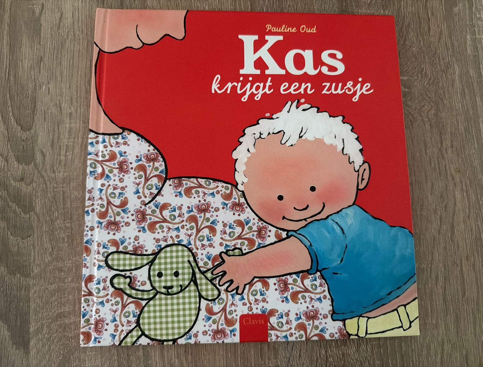 Boek Kas krijgt een zusje van Pauline Oud, Ophalen of Verzenden, Gelezen, 2 tot 3 jaar