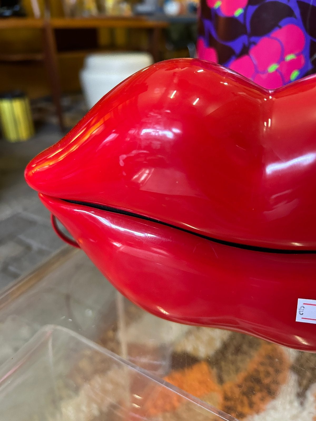 Gave retro/ vintage rode lippen/ mond telefoon, ?, Zo goed als nieuw, ?, ?