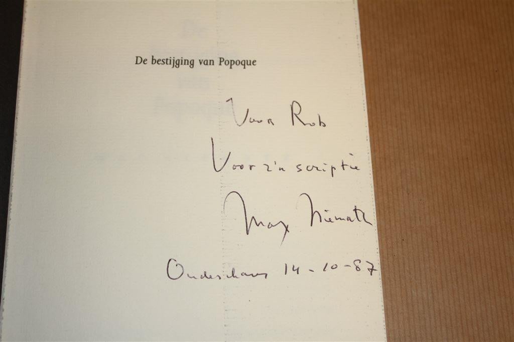 De bestijging van Popoque. Niematz. Gesigneerd., Boeken, Ophalen of Verzenden, Gelezen