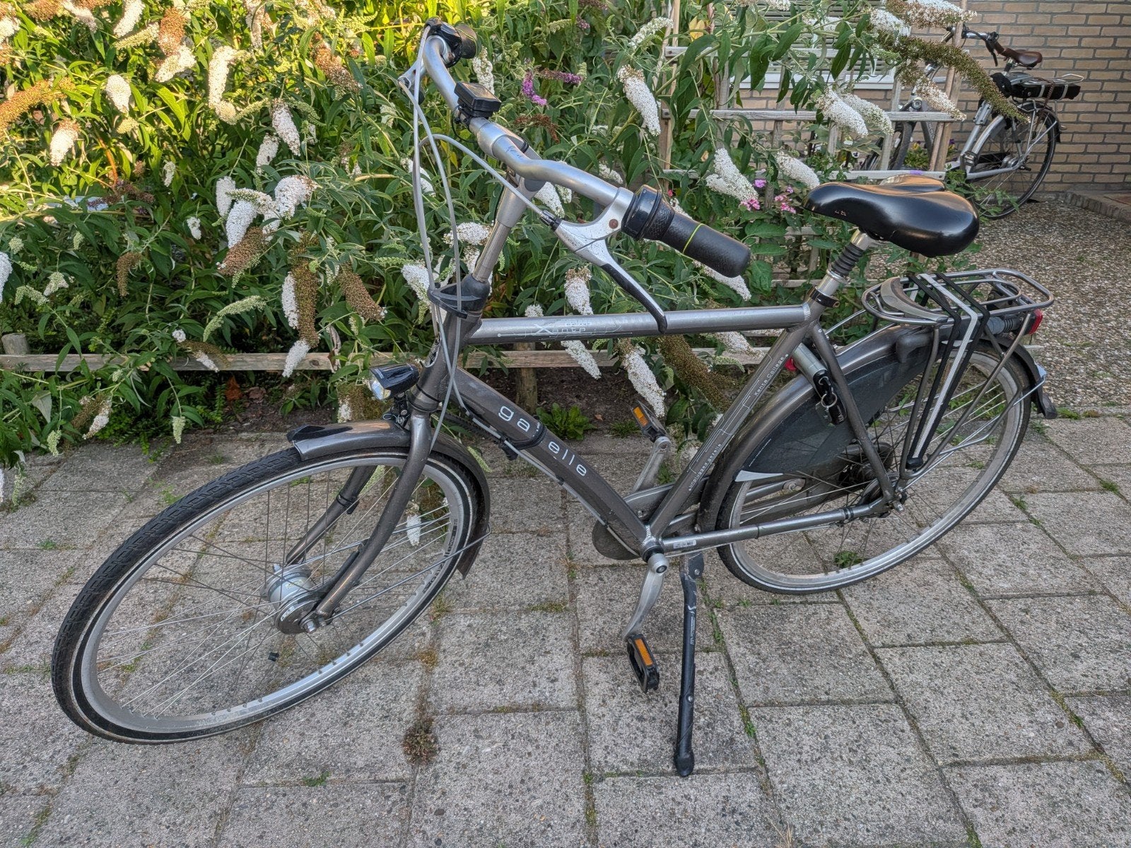Herenfiets Gazelle met 3 versnellingen en kilometerteller, Fietsen en Brommers, Ophalen, Gebruikt, Versnellingen, Gazelle