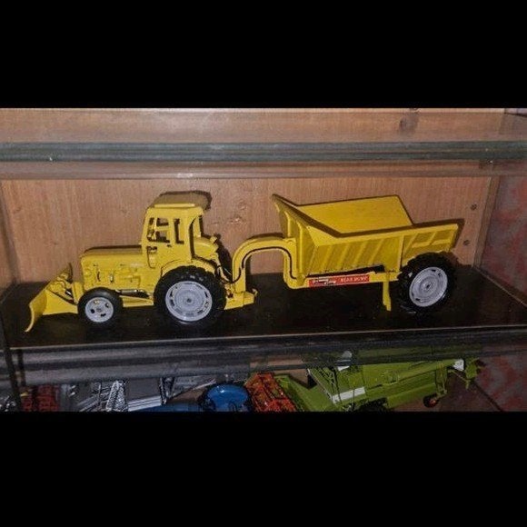 britains fordson autoway met dumper, Hobby en Vrije tijd, Ophalen of Verzenden, Zo goed als nieuw, Tractor of Landbouw, Britains