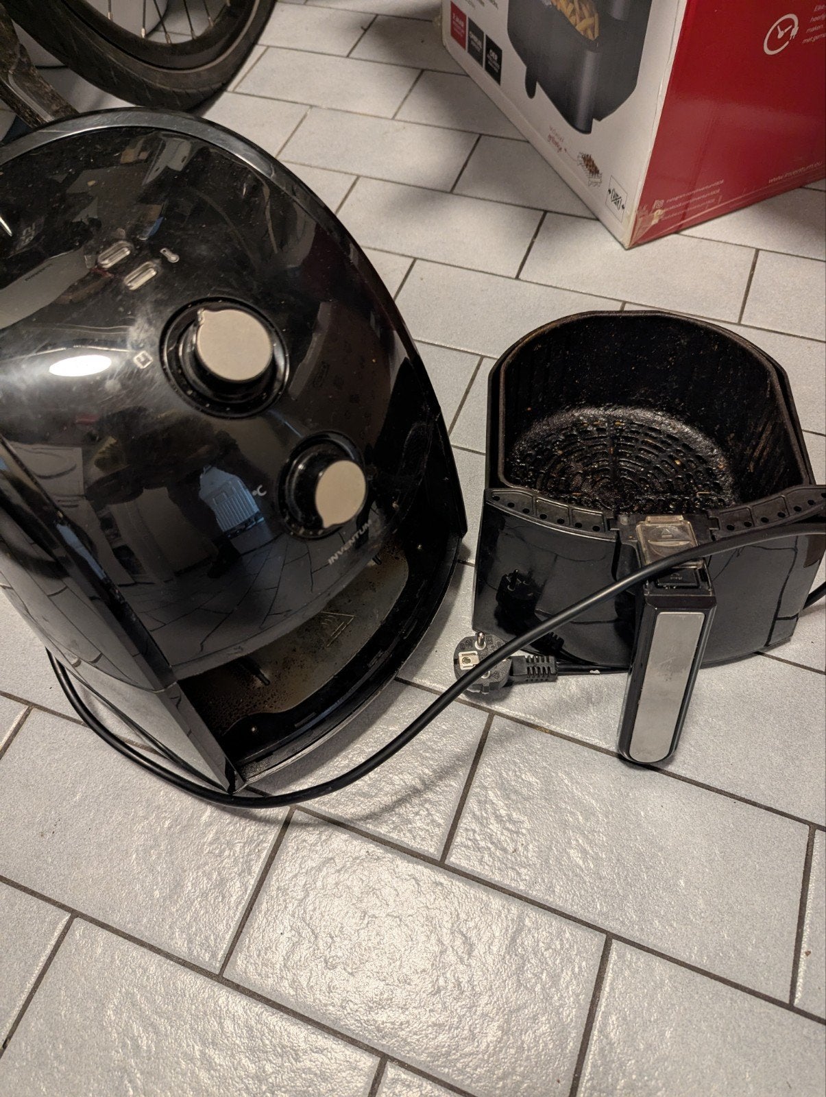 Inventum GF250hl airfryer Heteluchtfriteuse, Ophalen, Gebruikt, Airfryer