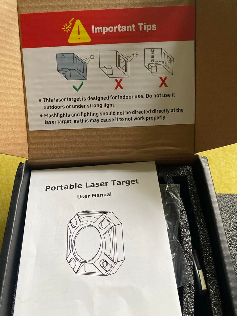 Draagbaar Laser Doelwit voor Binnengebruik, Ophalen of Verzenden, Nieuw