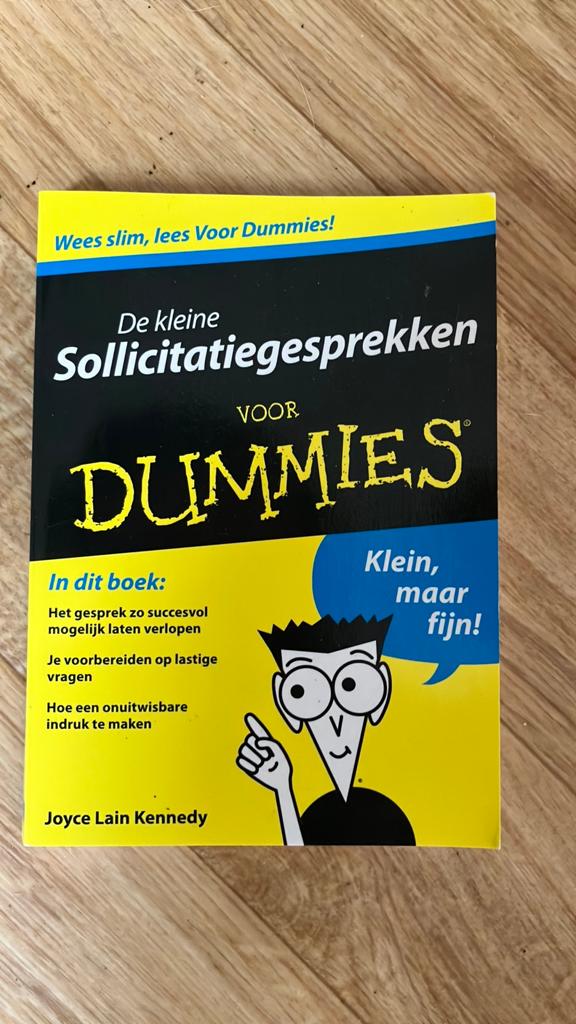 De kleine sollicitatiegesprekken voor Dummies, Ophalen of Verzenden, Zo goed als nieuw, Joyce Lain Kennedy