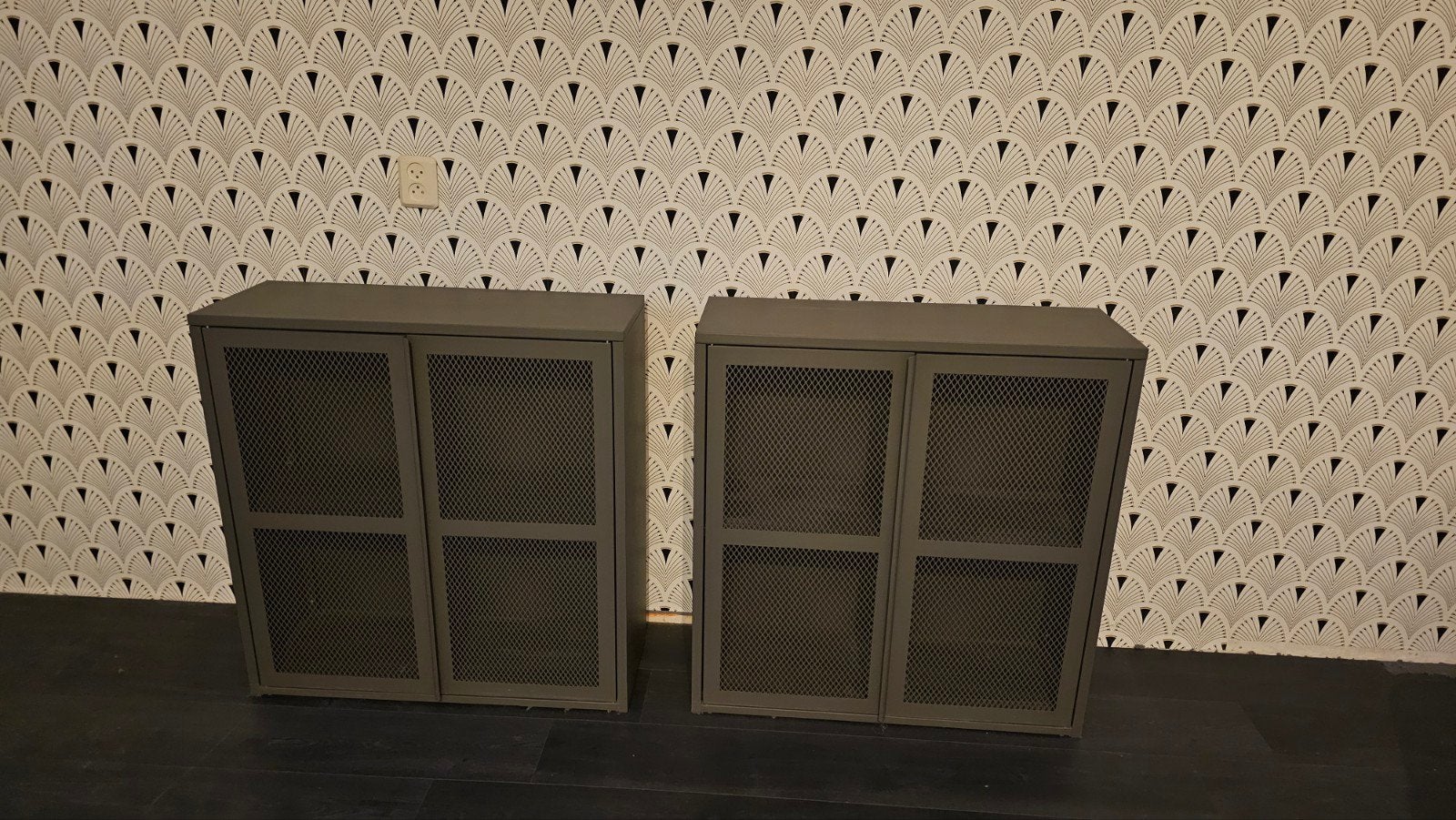 IKEA Ivar kast 80x83 met gaasdeuren, Ophalen, Zo goed als nieuw