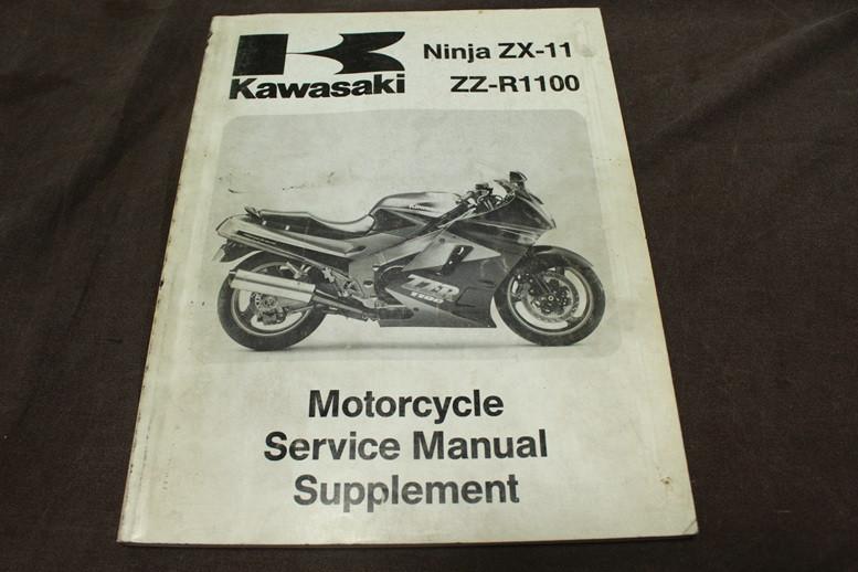 Kawasaki ZX11 ZZ R1100 1990 servicemanual supplement zzr1000, Ophalen of Verzenden, Kawasaki