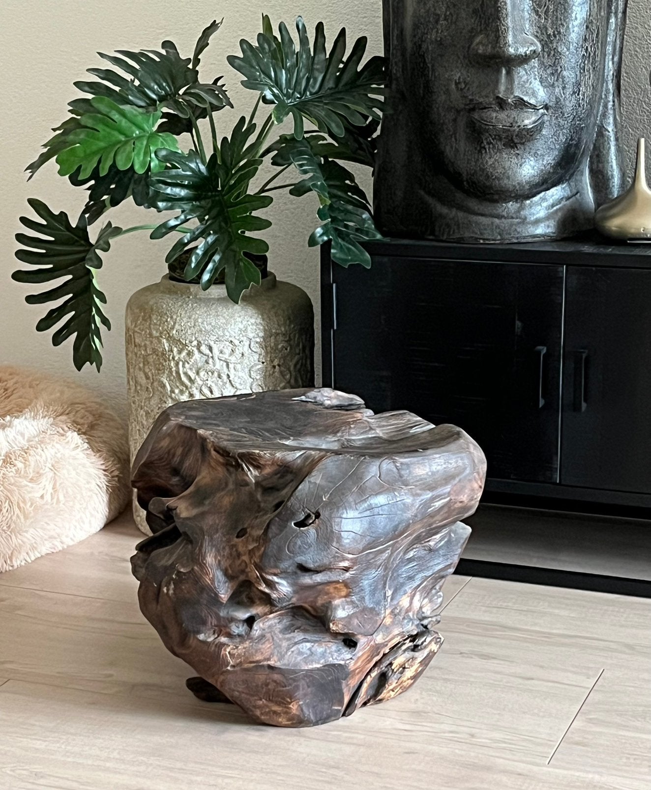 PTMD massief houten decoratieblok – uniek natuurstuk, Huis en Inrichting, Ophalen, Nieuw, Hout
