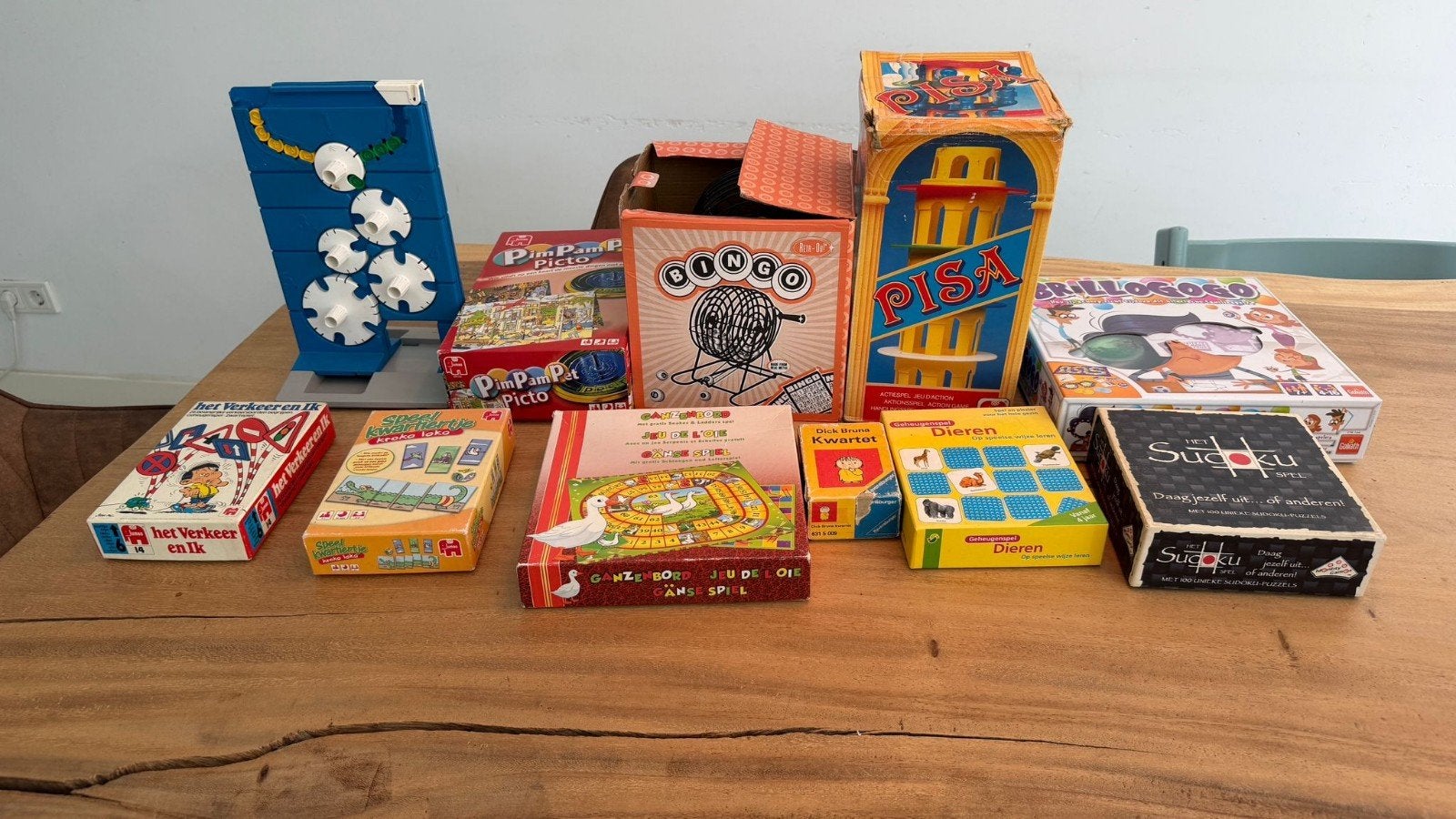 Diverse Bordspellen en Spelletjes Collectie, Een of twee spelers, Ophalen of Verzenden, Gebruikt, Diverse