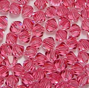 Swarovski 5301 Rose 4mm Per Stuk of Allemaal, Hobby en Vrije tijd, Ophalen of Verzenden, Nieuw, Kraal