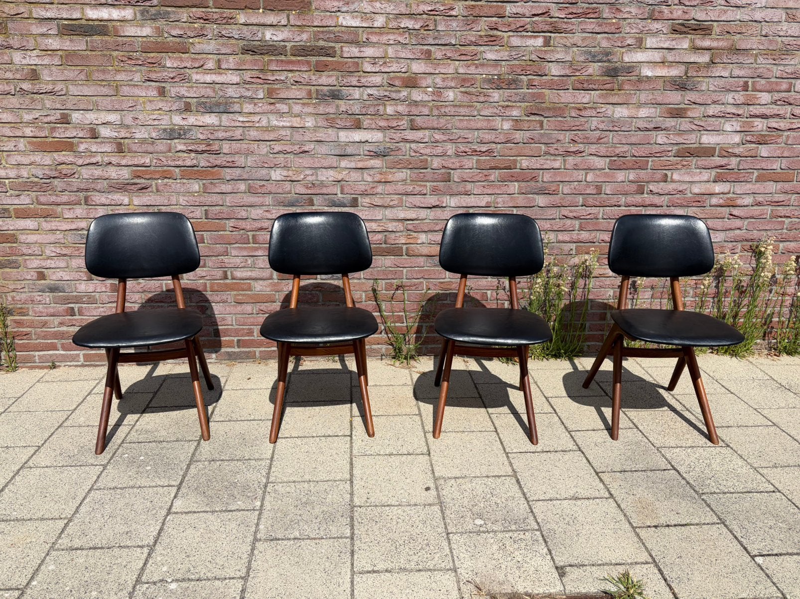 Louis van teeffelen schaar scissor stoelen, Huis en Inrichting, Stoelen, Ophalen, Zo goed als nieuw, Overige kleuren, Hout