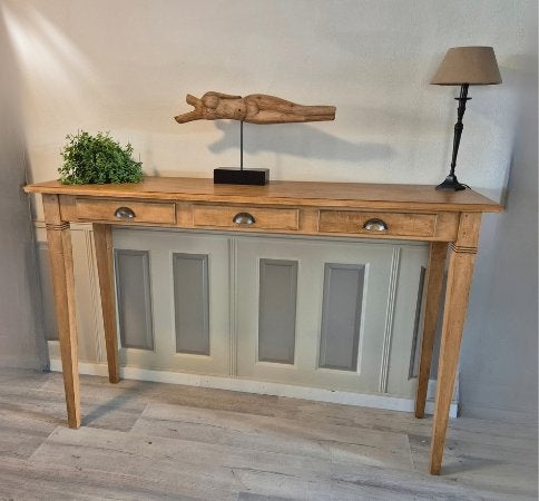 Side table, Ophalen, 100 tot 150 cm, Landelijk rustiek met een vleugje vintage, Teakhout