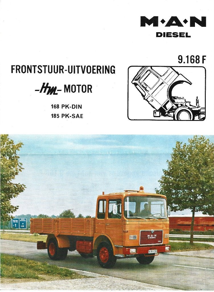 MAN M.A.M. vrachtwagen camion folder diesel (mn91), Verzenden, Zo goed als nieuw, Vrachtwagen