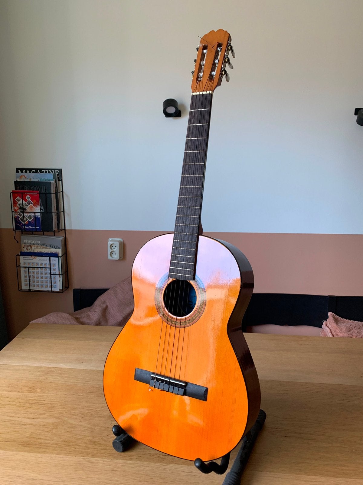 Ritmo Almeria Klassieke Spaanse Gitaar met hoes, Ophalen, Gebruikt, Klassieke of Spaanse gitaar, Met koffer