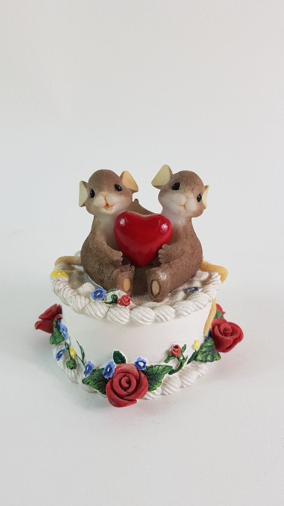 Charming Tails limited 84/151 Fitz & Floyd muizen beeld. 7A7, Ophalen of Verzenden, Gebruikt