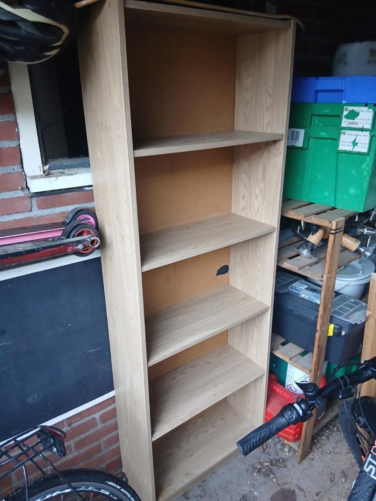 Boekenkast, Huis en Inrichting, Ophalen, Met plank(en), Gebruikt, 200 cm of meer