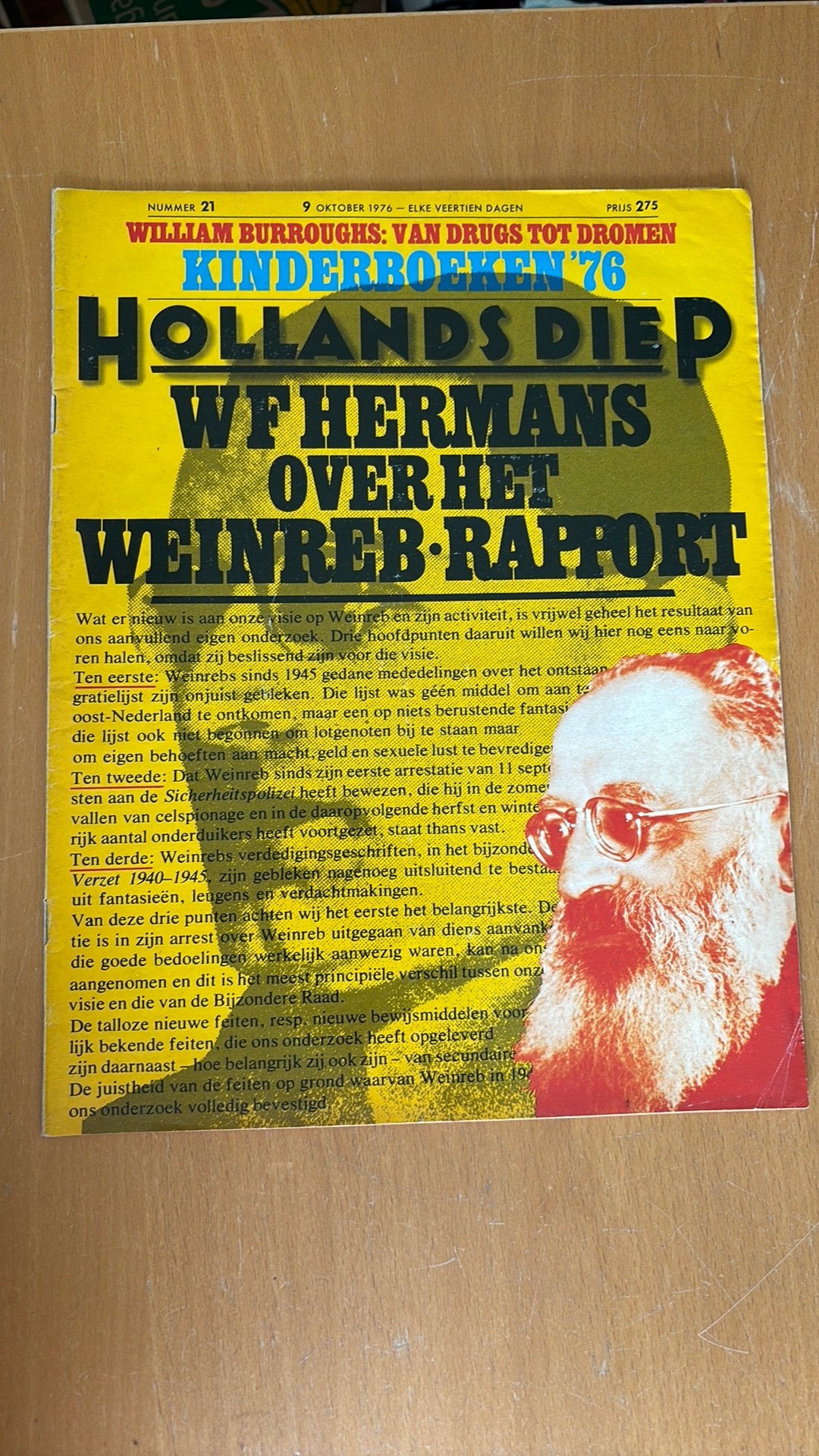 Hollands Diep / nummer 21 / 9 oktober 1976, Ophalen of Verzenden, Zo goed als nieuw