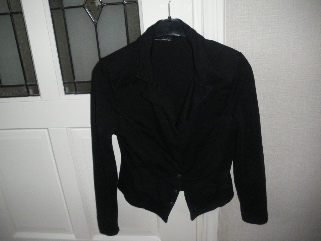 nieuw heel mooi zwart kort jasje merk angelle milan maat 38, Ophalen of Verzenden, Nieuw, Maat 38/40 (M), Zwart