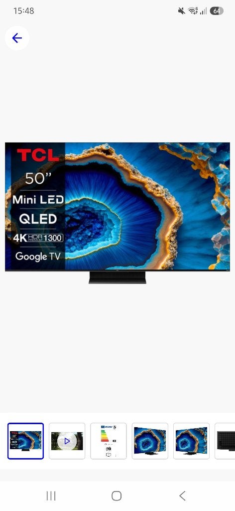 Foto 5 van TCL 50C803 50” 4K MiniLED QLED 144Hz