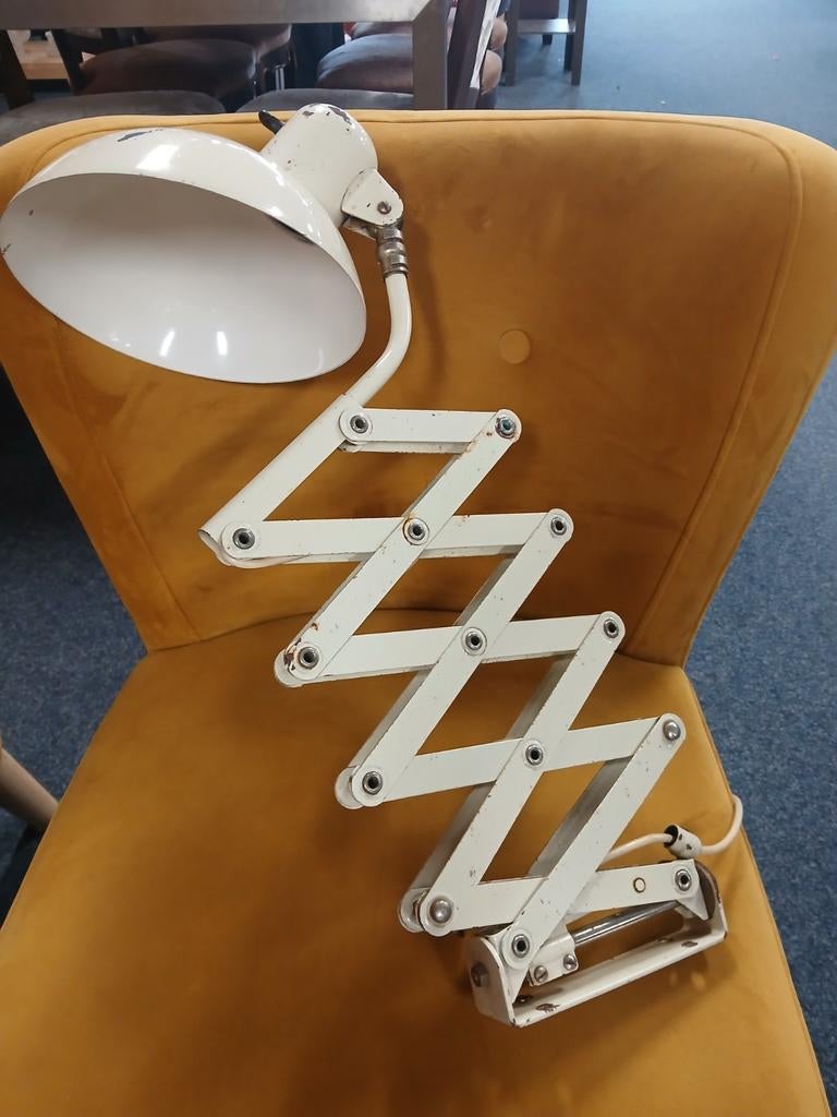 SIS Schaarlamp - Estafette St. Annaparochie, Ophalen of Verzenden, Gebruikt, Metaal, Industriële mid-century