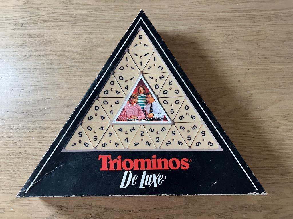 Triominos Deluxe Goliath, Ophalen of Verzenden, Zo goed als nieuw
