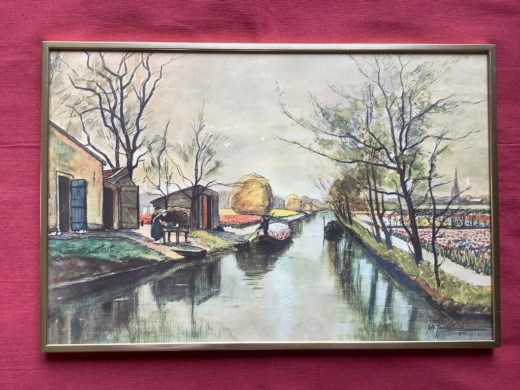Bijz.mooie PRENT van bekende Hollandsche Kunstschilder!, Antiek en Kunst, Ophalen of Verzenden