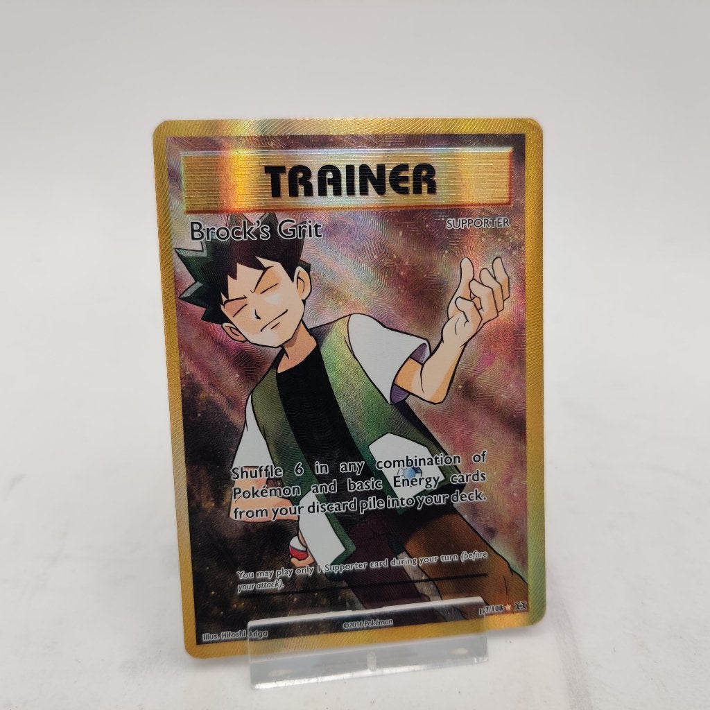 Pokemon Brock's Grit (EVO 107) nu voor €39.99, Ophalen of Verzenden, Zo goed als nieuw