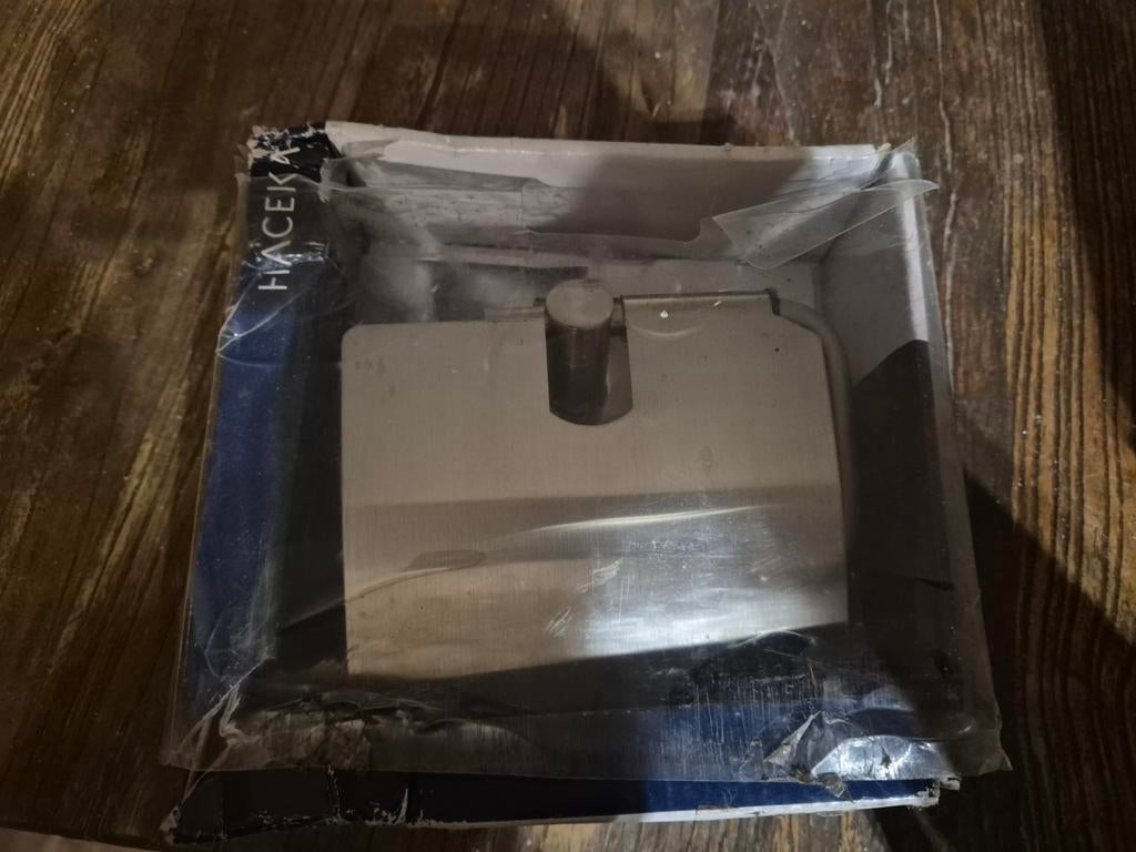 Haceka Kosmos toiletrolhouder nieuwe in verpakking, Ophalen of Verzenden, Nieuw, Grijs, Overige typen