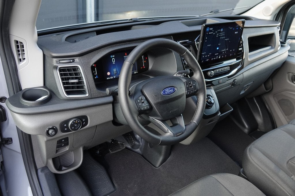 Ford Transit L2H2 | 130Pk A8 Aut. | Raptor Edition | 2x Schu, 12 maanden, Stof, Zwart, 4 cilinders
