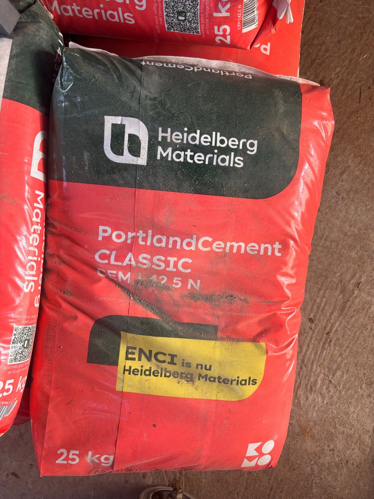 Heidelberg Materials PortlandCement Classic 25 kg, Ophalen of Verzenden, Nieuw