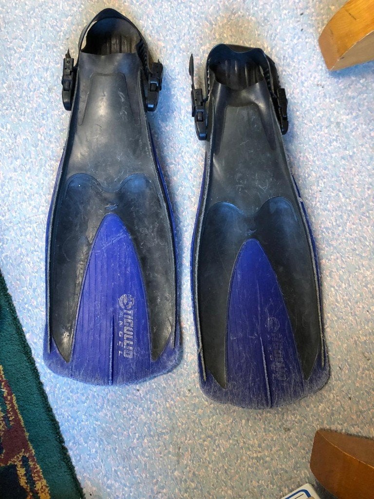 zwemvliezen / buitenvinnen, Watersport en Boten, Duiken, Ophalen of Verzenden, Zo goed als nieuw, Zwem- of Duikvliezen
