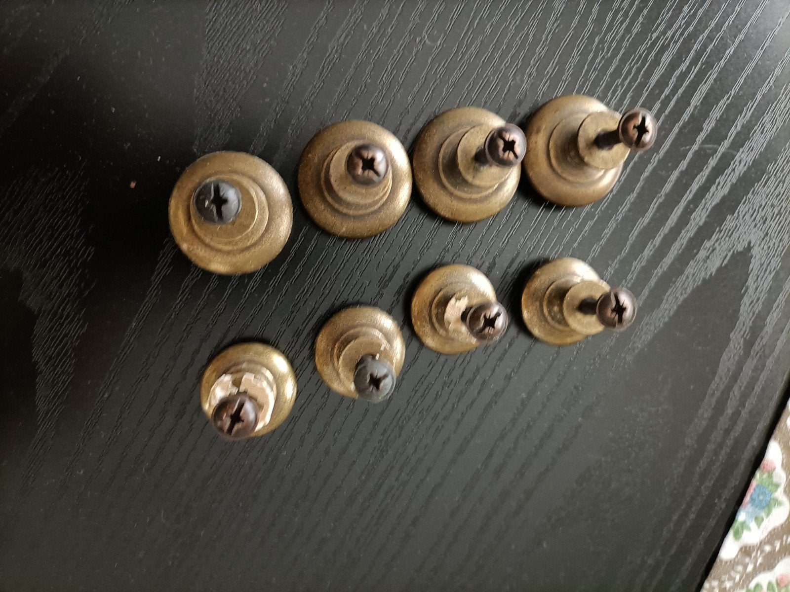 Te koop kopere kastdeur knopjes, Ophalen
