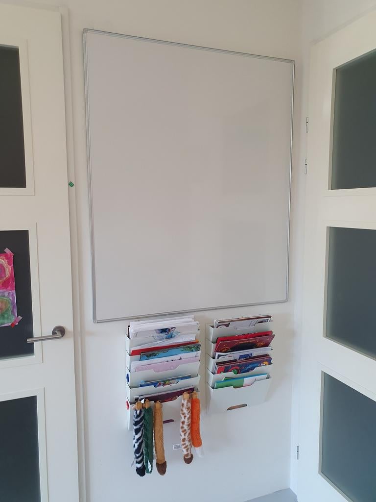 Whiteboard, Huis en Inrichting, Woonaccessoires | Memoborden, Ophalen, Gebruikt, Magneetbord
