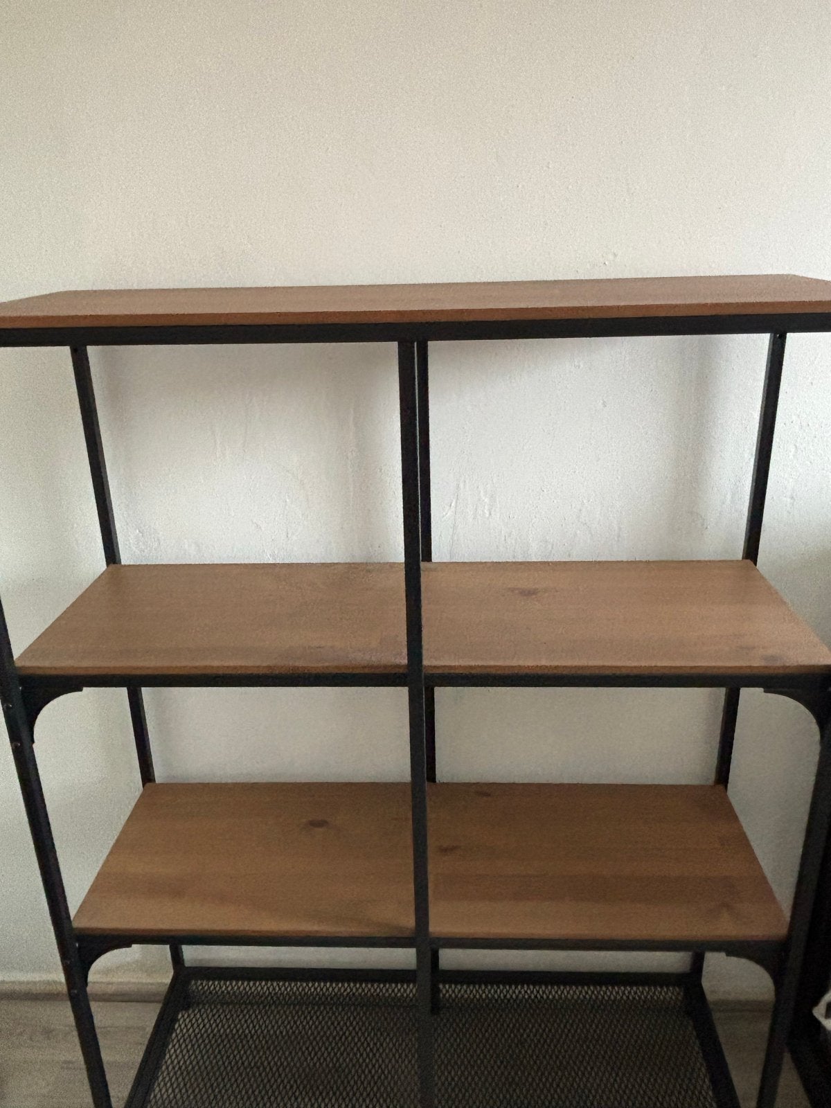 Stijlvolle industriële stelling/boekenkast met 4 planken, Huis en Inrichting, Met plank(en), 100 tot 150 cm, Zo goed als nieuw