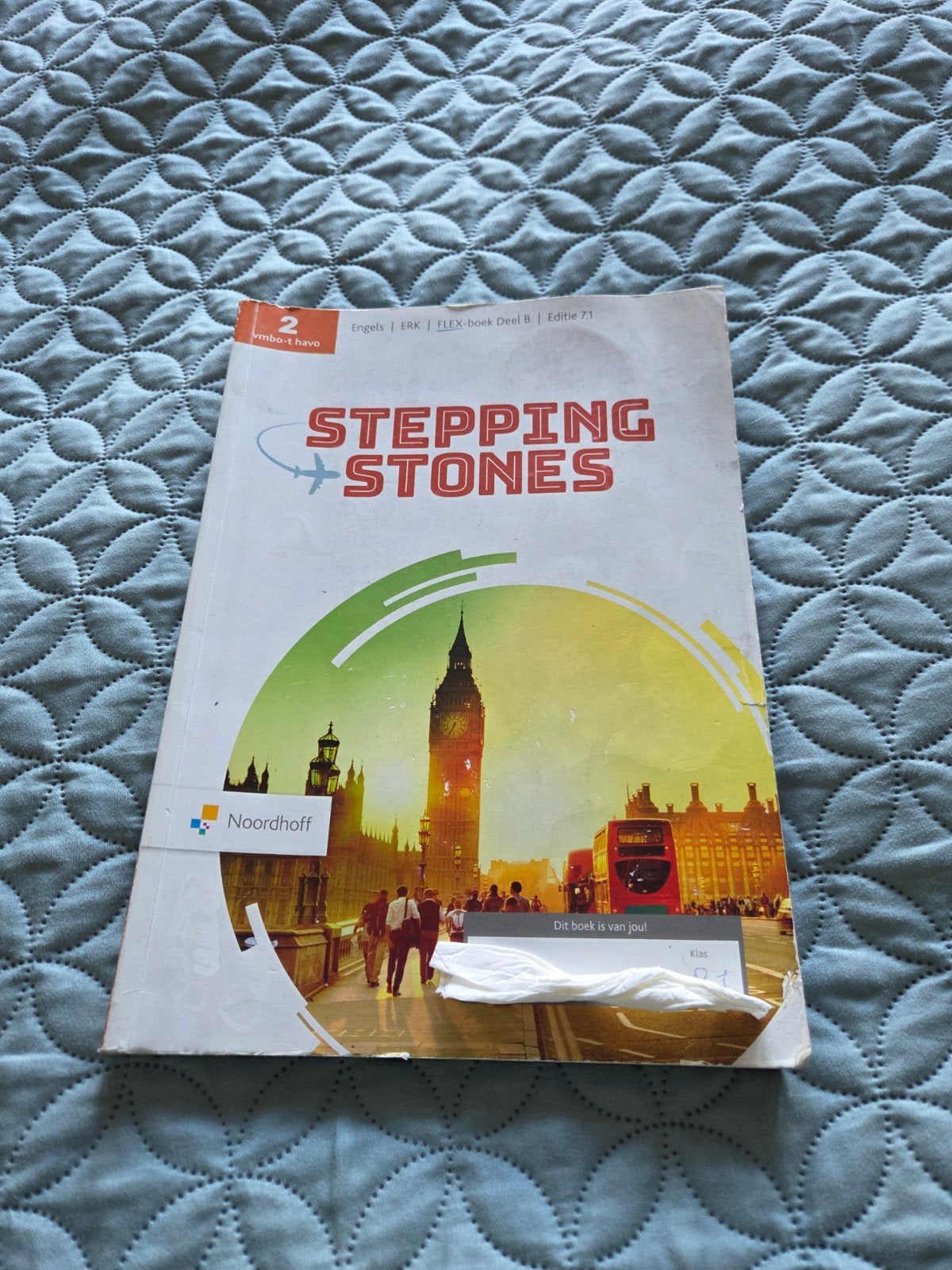 Stepping Stones Engels FLEX boek Deel B vmbo-t/havo 2, Ophalen of Verzenden, Gelezen, MBO, Noordhoff