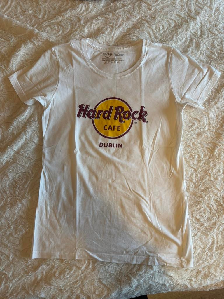 Hard Rock shirt Dublin, Kleding | Dames, T-shirts, Wit, Ophalen of Verzenden, Korte mouw, Maat 36 (S)