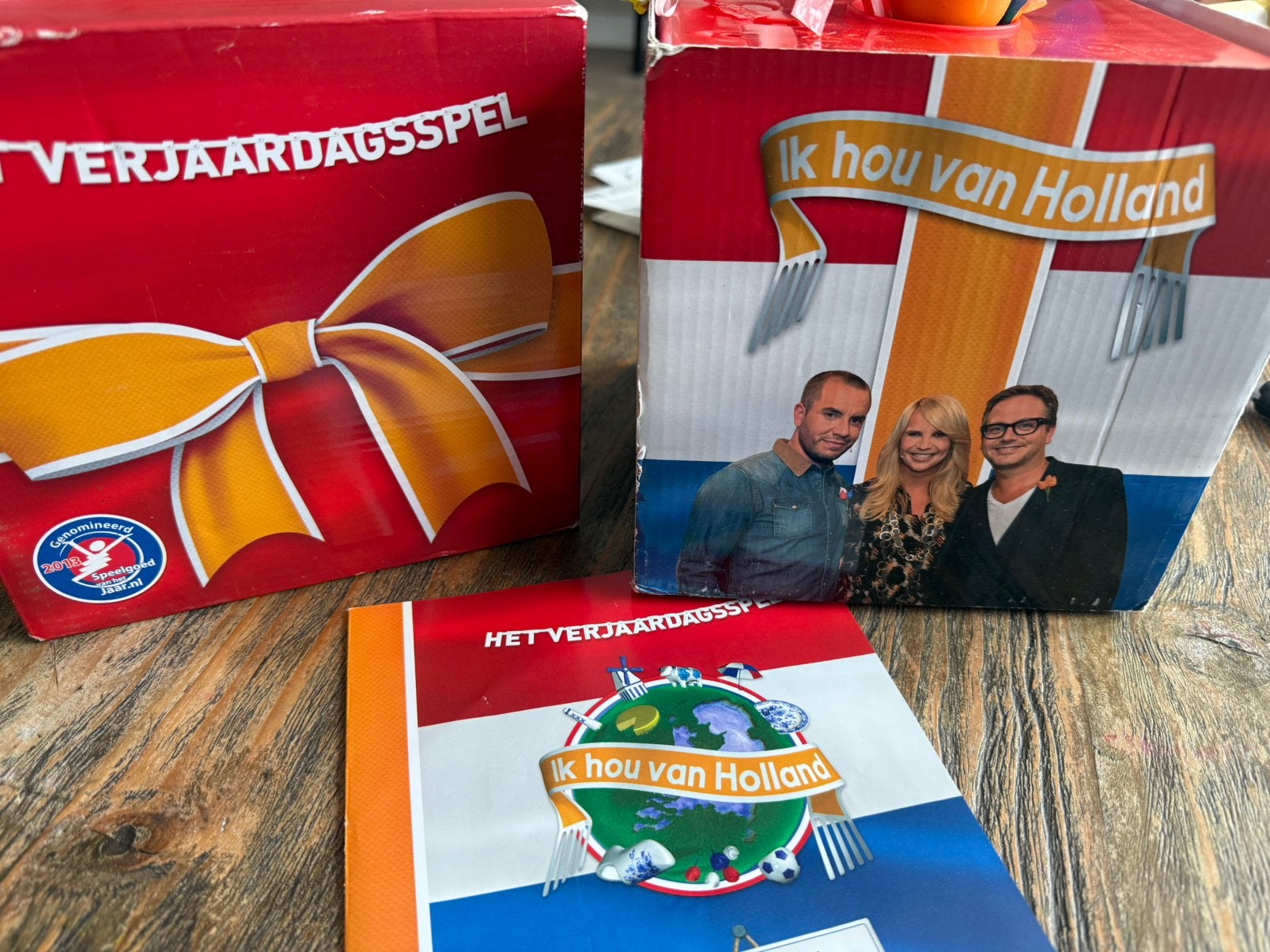 Ik hou van holland verjaardagspel, Hobby en Vrije tijd, Gezelschapsspellen | Bordspellen, Ophalen of Verzenden