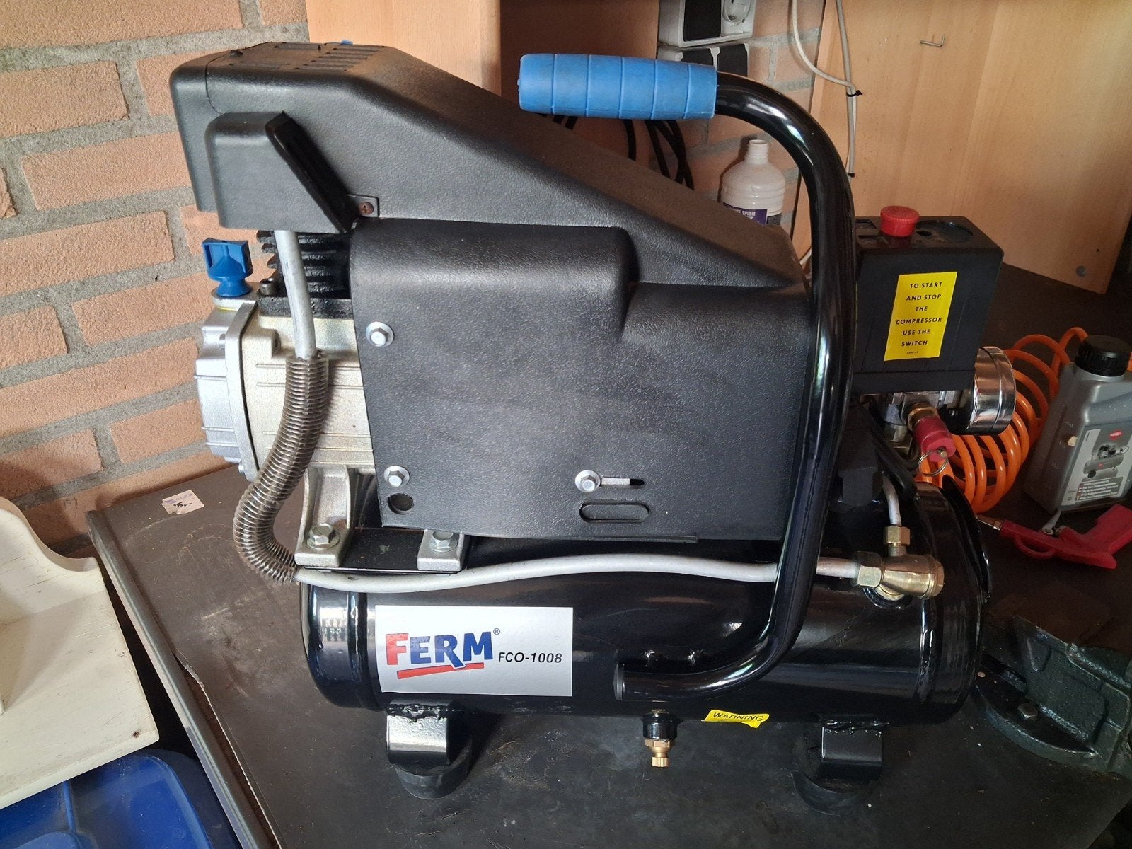 goeie compressor, Minder dan 25 liter, Ophalen, Minder dan 200 liter/min
