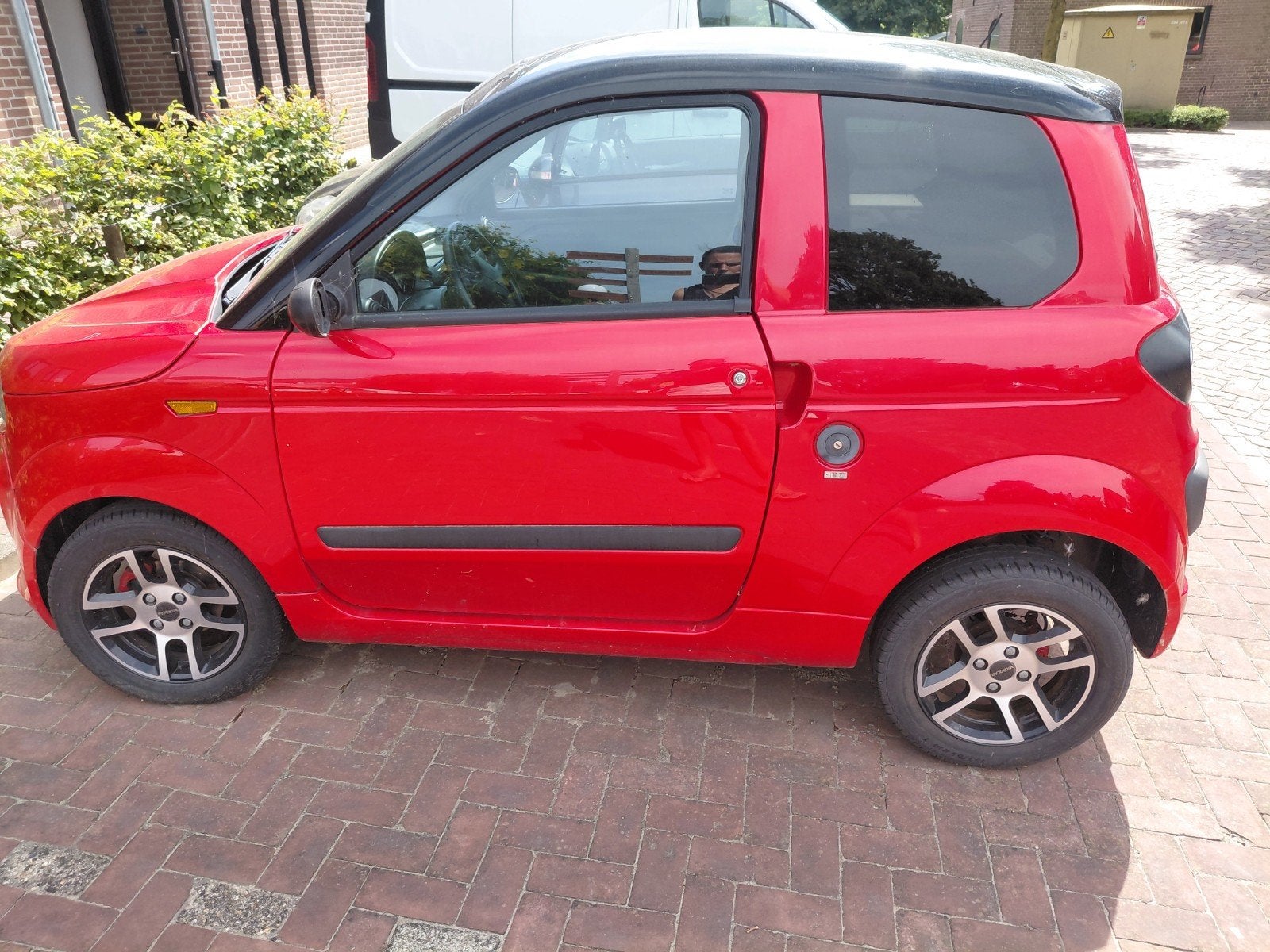 Microcar M Go Sun, rood, Ophalen, 46 km of meer, 16 km/u of meer