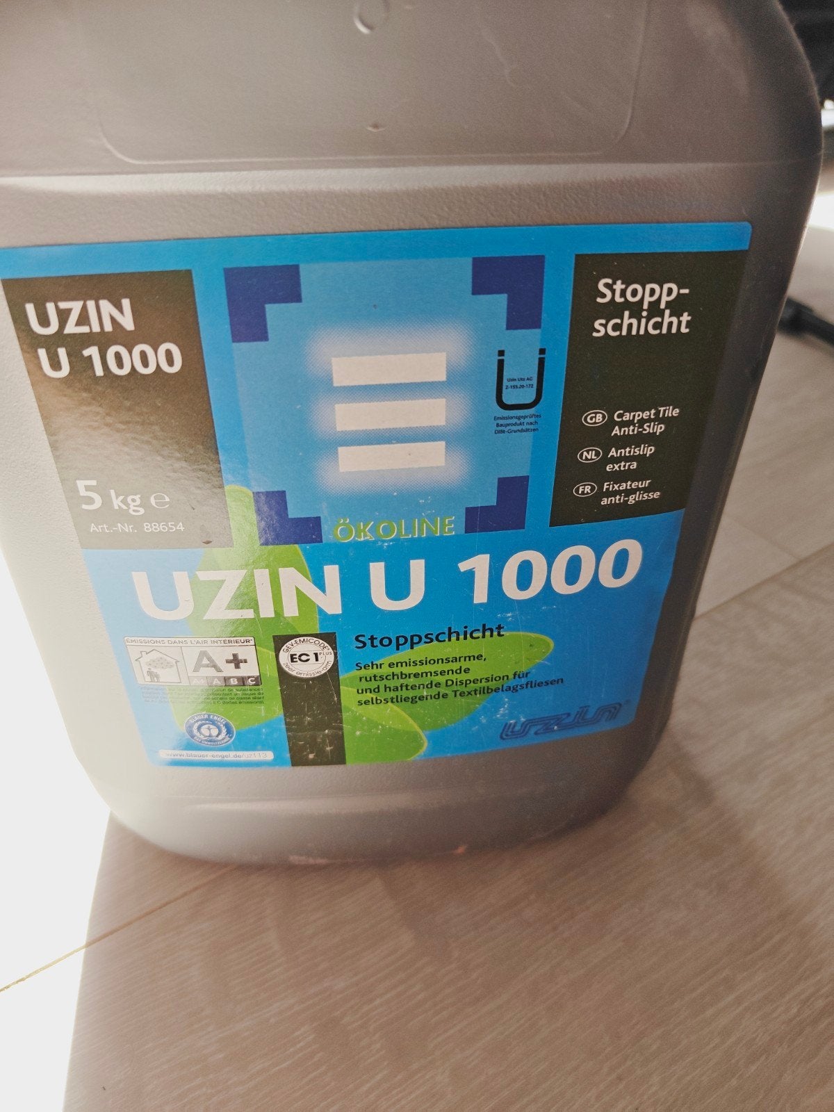 UZIN U 1000 Stoppschicht - Antislip voor tapijttegels, Ophalen of Verzenden