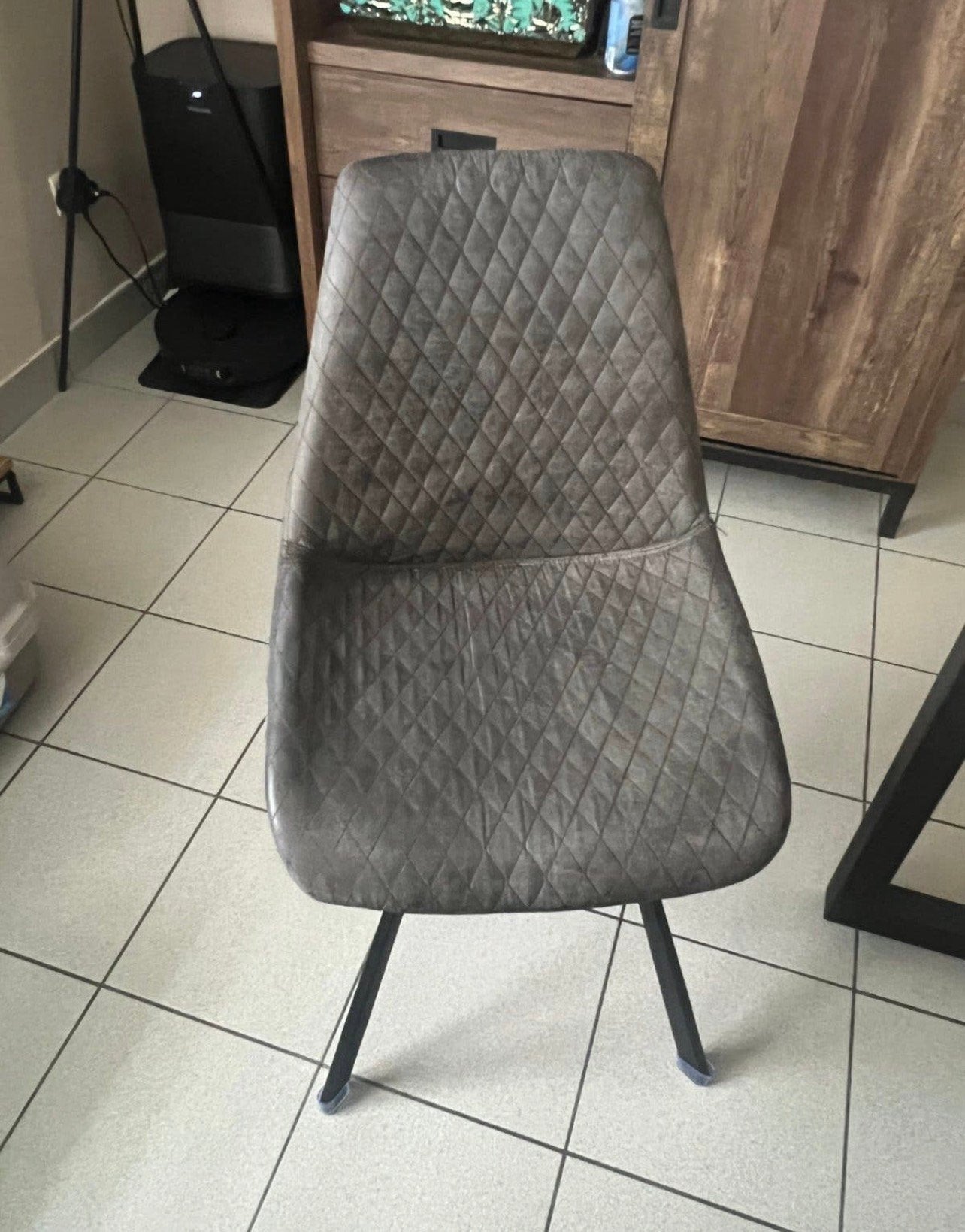 Taupe/bruin eetkamerstoelen, Huis en Inrichting, Ophalen, Gebruikt, Bruin, Vijf, Zes of meer stoelen
