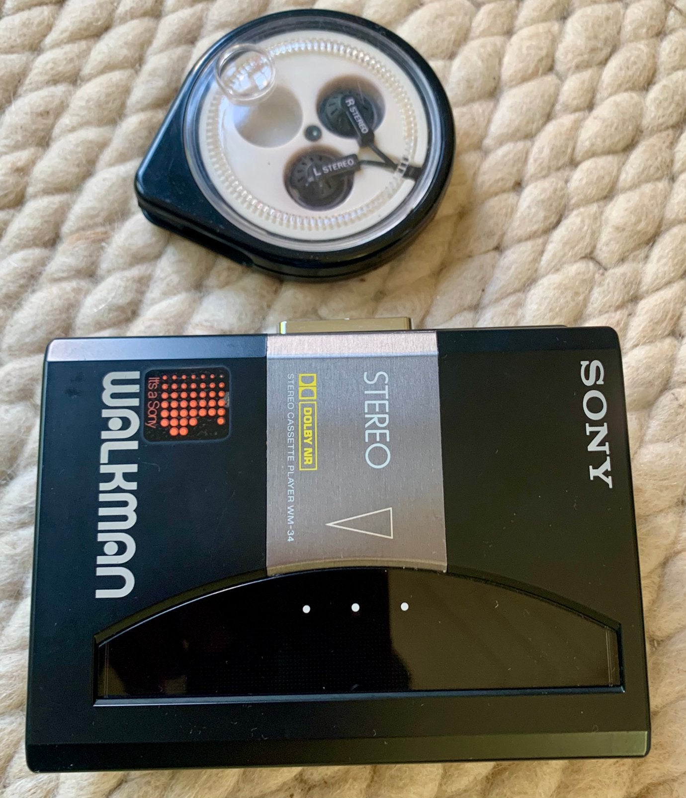 MET WERK Sony Walkman WM-34 cassetteplayer WM34 moet service, Walkman, Ophalen of Verzenden, Sony, Nvt