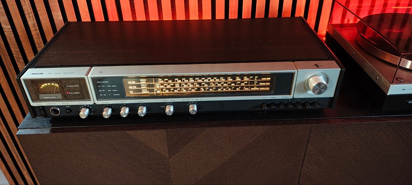 vintage Philips receiver 783, Ophalen, Gebruikt