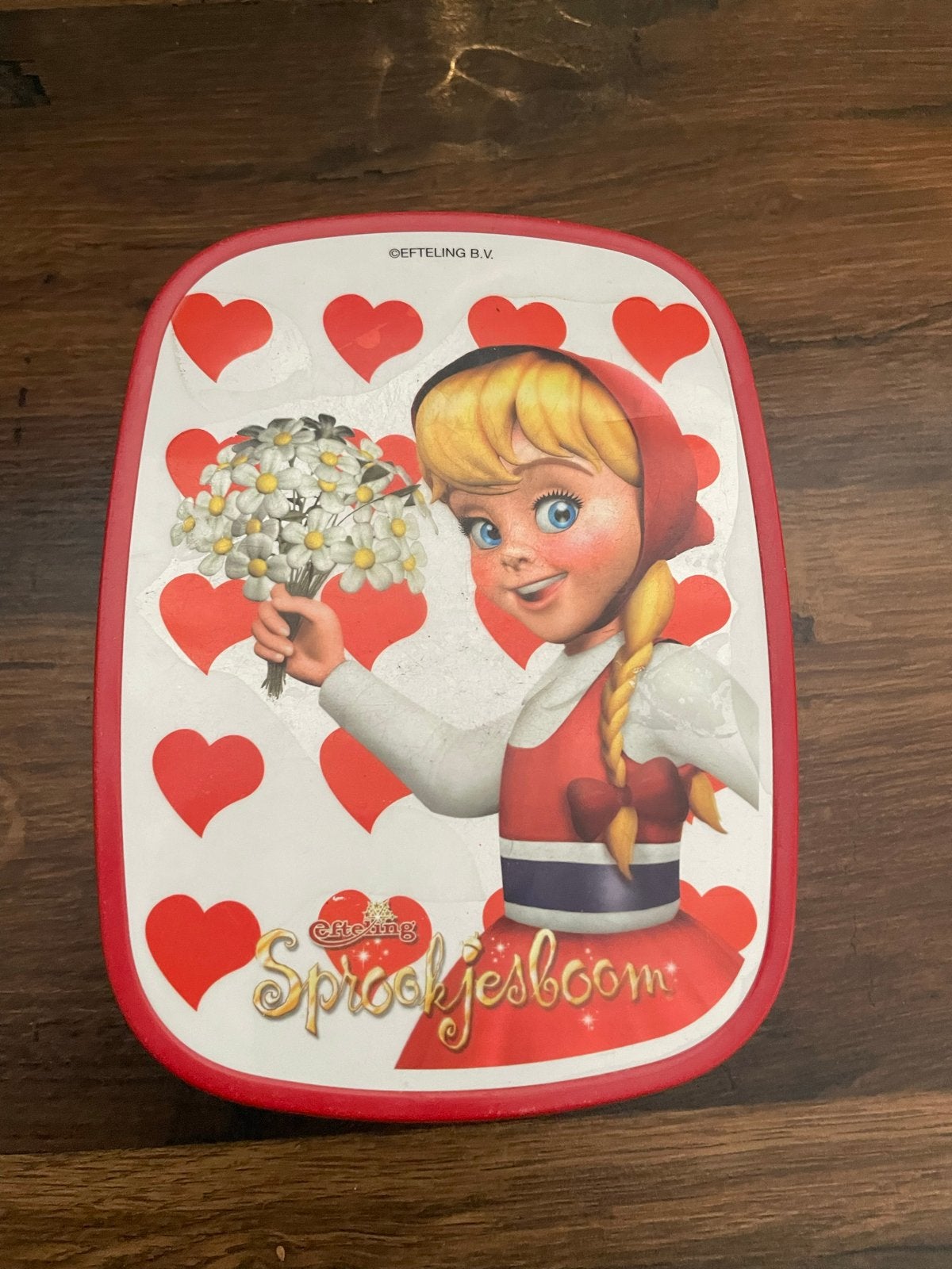Efteling Broodtrommel Roodkapje Sprookjesboom Gebruikt, Ophalen of Verzenden, Gebruikt, Gebruiksvoorwerp