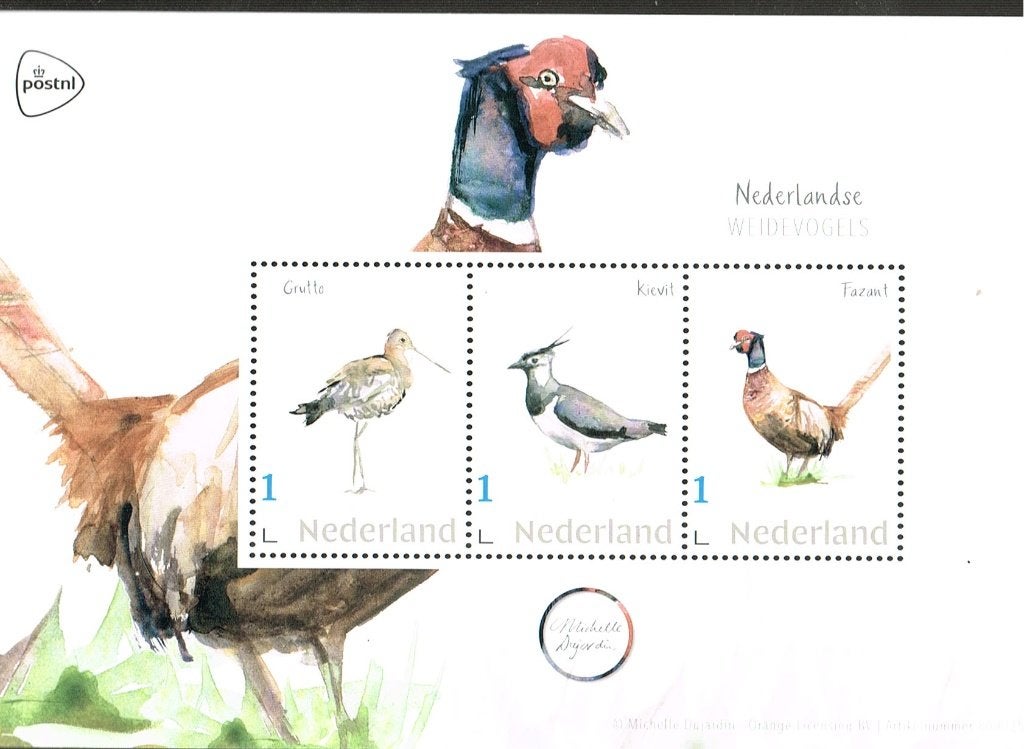 weidevogels vel 3 persoonlijke zegels 1 /18.15, Postzegels en Munten, Postzegels | Nederland, Verzenden, Na 1940, Postfris